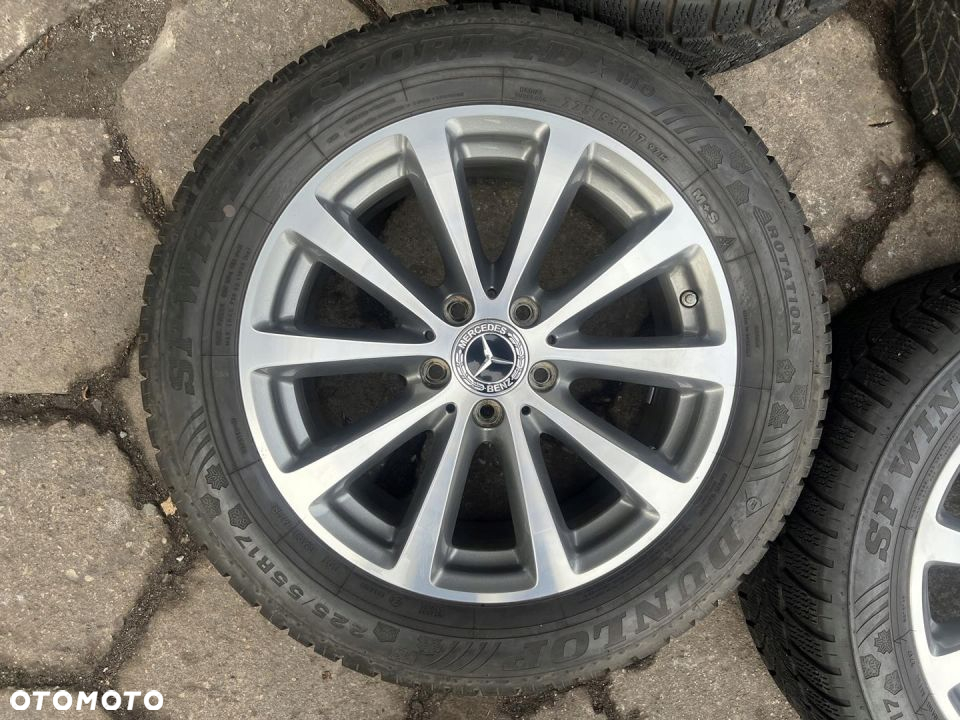 Koła 225/55R17 Mercedes E klasa W213 Dunlop 6,7mm - 8