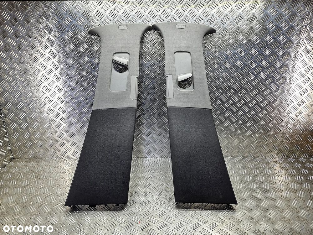 VW TOUAREG 7L 03-09R OSLONA POSZYCIE TAPICERKA SLUPKA SZARA PRAWA 7L6867240 LEWA 7L6867239