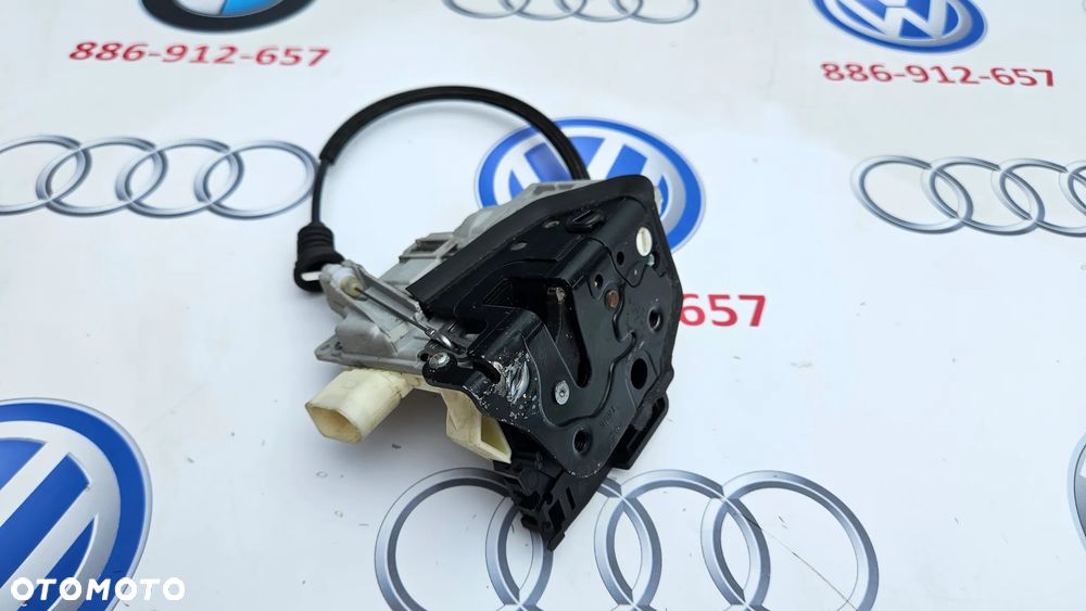 VW Passat B6 Zamek drzwi tył prawy 7 PIN Zamek drzwi tylnych prawy z linką 3C4839016A - 8