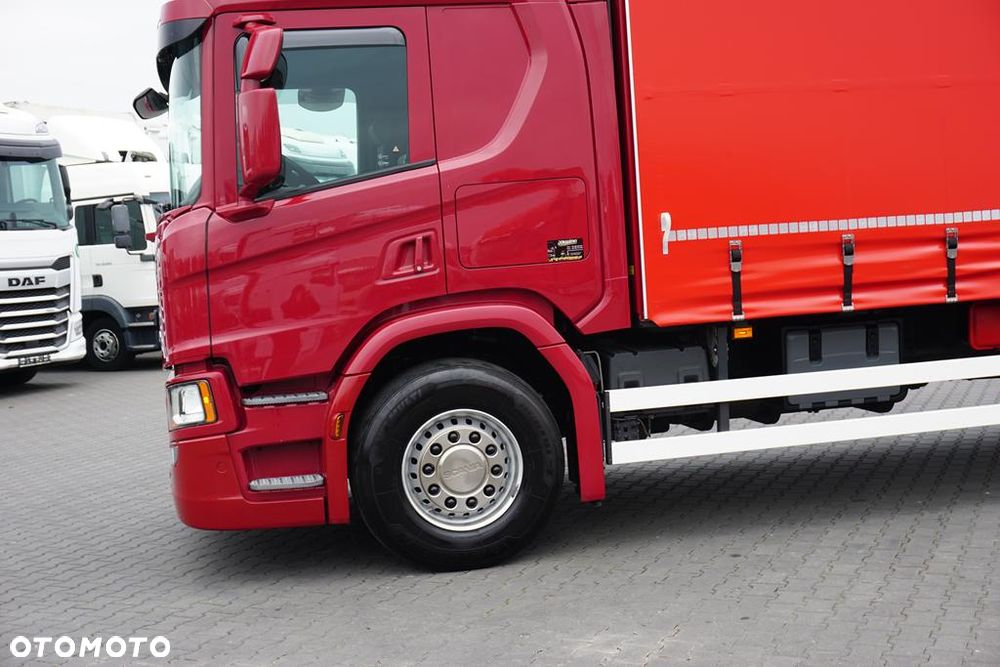 Scania P 280 / ACC / E 6 / FIRANKA + WINDA / 20 PALET / DŁ. 8,2 M / OŚ SKRĘTNA - 18