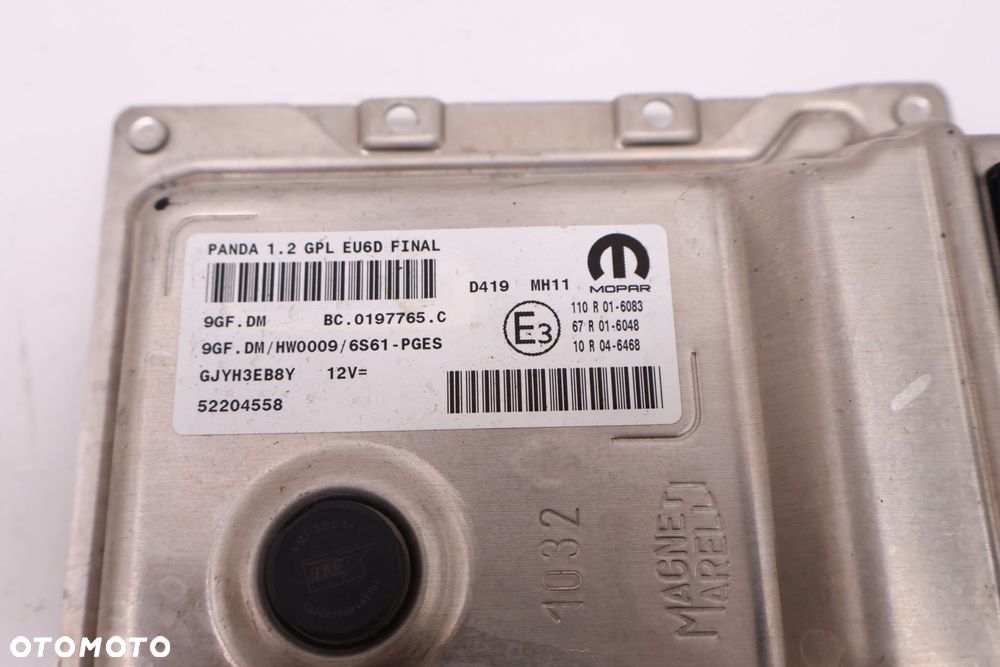 FIAT PANDA III 1.2 KOMPUTER STEROWNIK SILNIKA 52204558 - 4