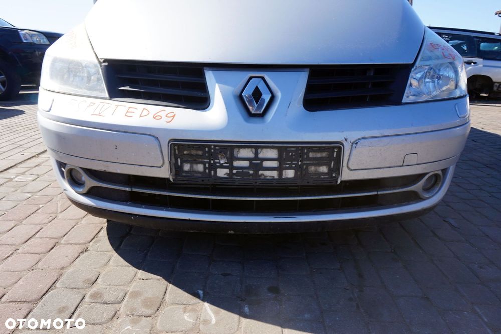 MASKA ZDERZAK BŁOTNIKI LAMPY ESPACE GRAND IV PH2 LIFT TED69  RENAULT 2006-2010 SREBRNY PRZÓD KOMPLETNY - 8