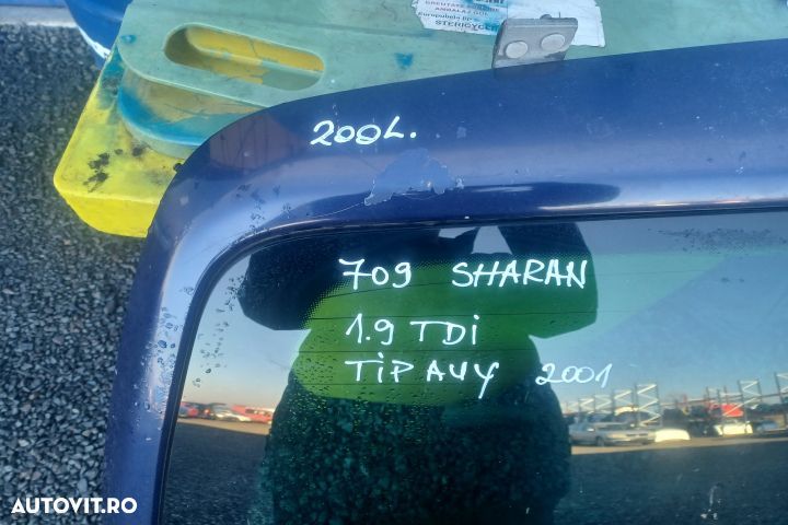 Hayon Volkswagen VW Sharan 1 [facelift] [2000 - 2003] Minivan 1.9 TDI - 1