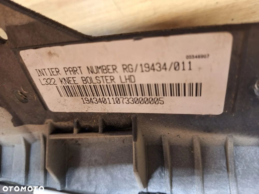 Poduszka kolanowa air bag  zaskepka  range rover vogue l322 lift RG/19434-001 - 2