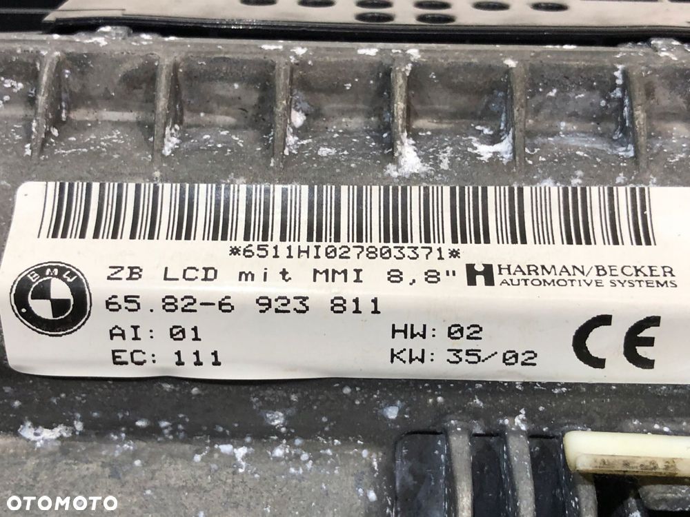 bmw 7 e65 wyświetlacz monitor nawigacji - 5