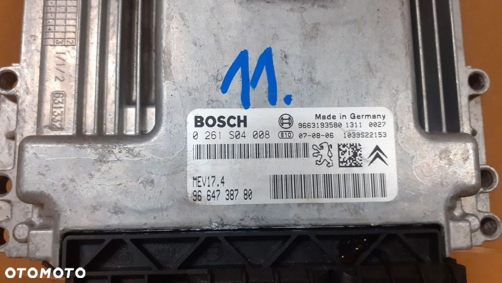 #KOMPUTER PEUGEOT 207 1.4 1.6 nr 9664738780 - 2