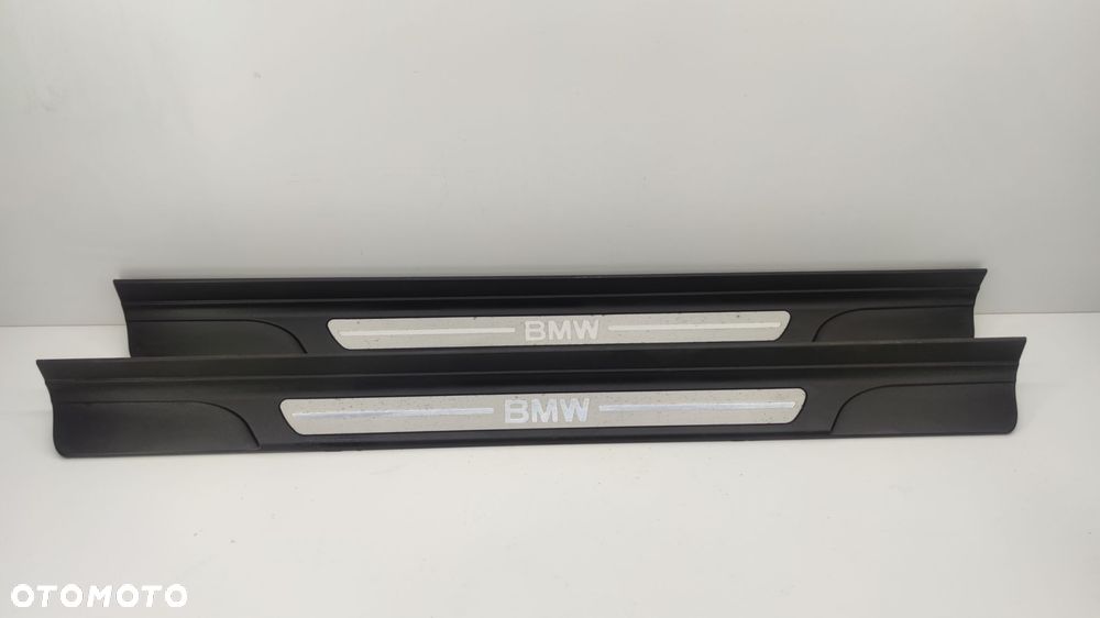 BMW E46 COUPE LISTWA LISTWY PROGOWE LEWA PRAWA KOMPLET 8204114 8204113 - 6