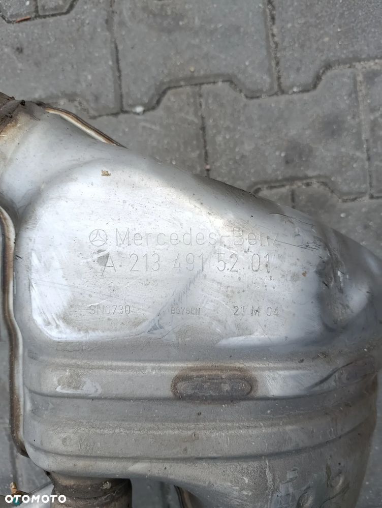 MERCEDES W213 2.0 CGI TŁUMIK WYDECH A2054912001 A2134915201 A2054910001 - 6