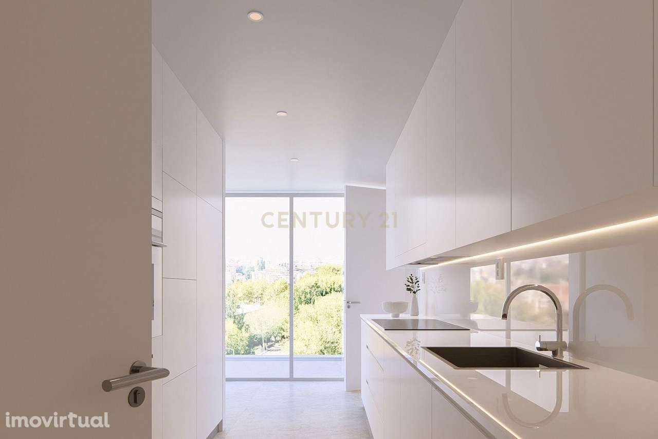 Condomínio do Sobreiro | T3 com 167m2 em Matosinhos, Senhora da Hora, - Grande imagem: 2/43