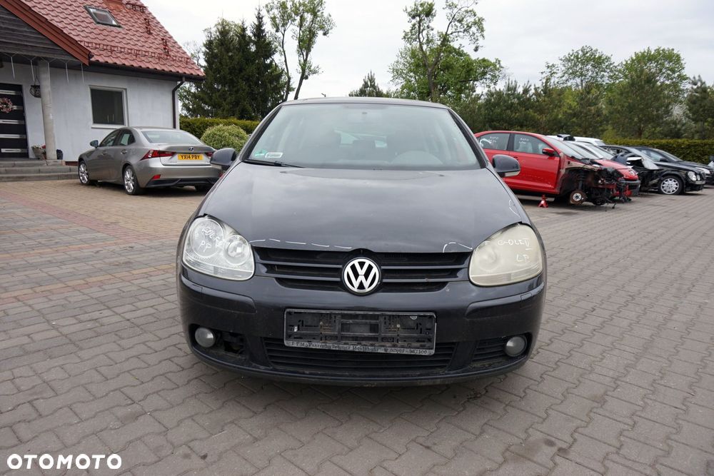 MASKA ZDERZAK BŁOTNIKI LAMPY GOLF V LC9Z  VOLKSWAGEN 2003-2009 CZARNY PRZÓD KOMPLETNY - 1
