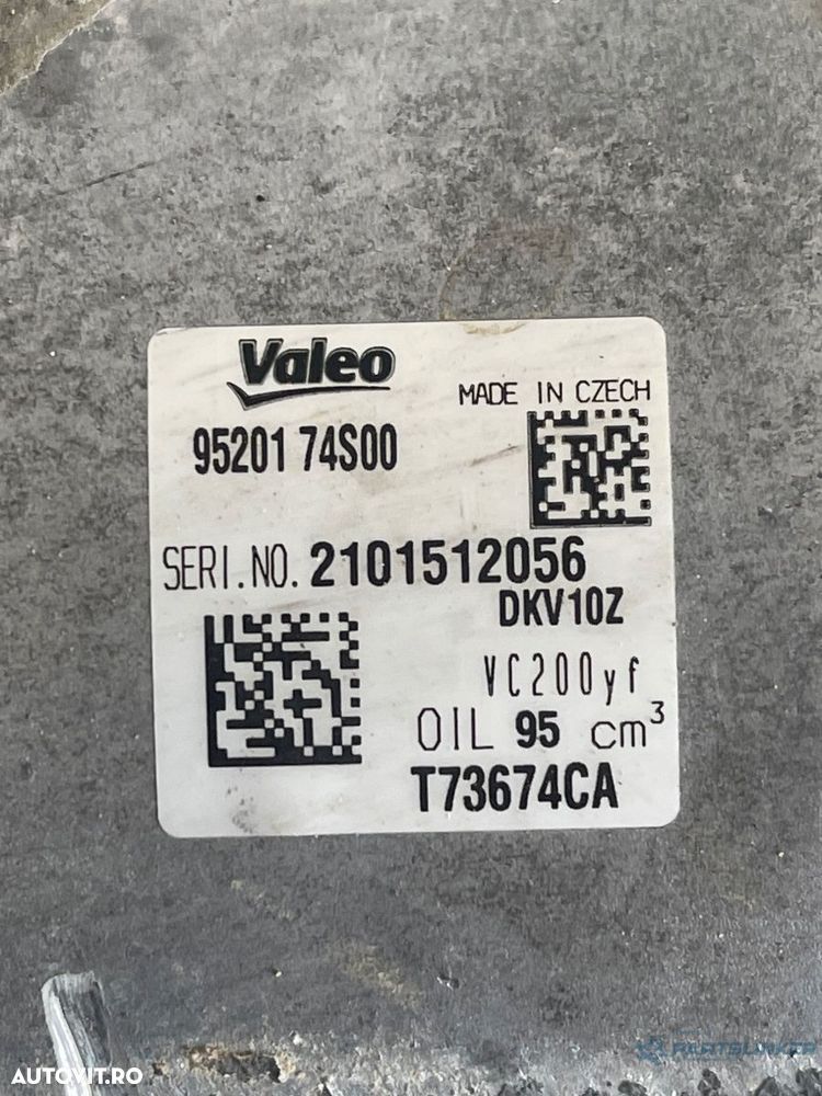 Compresor AC Suzuki Vitara 1373 Hybrid 01 95KW 2023  9520174S00 / 2101512056 - 4