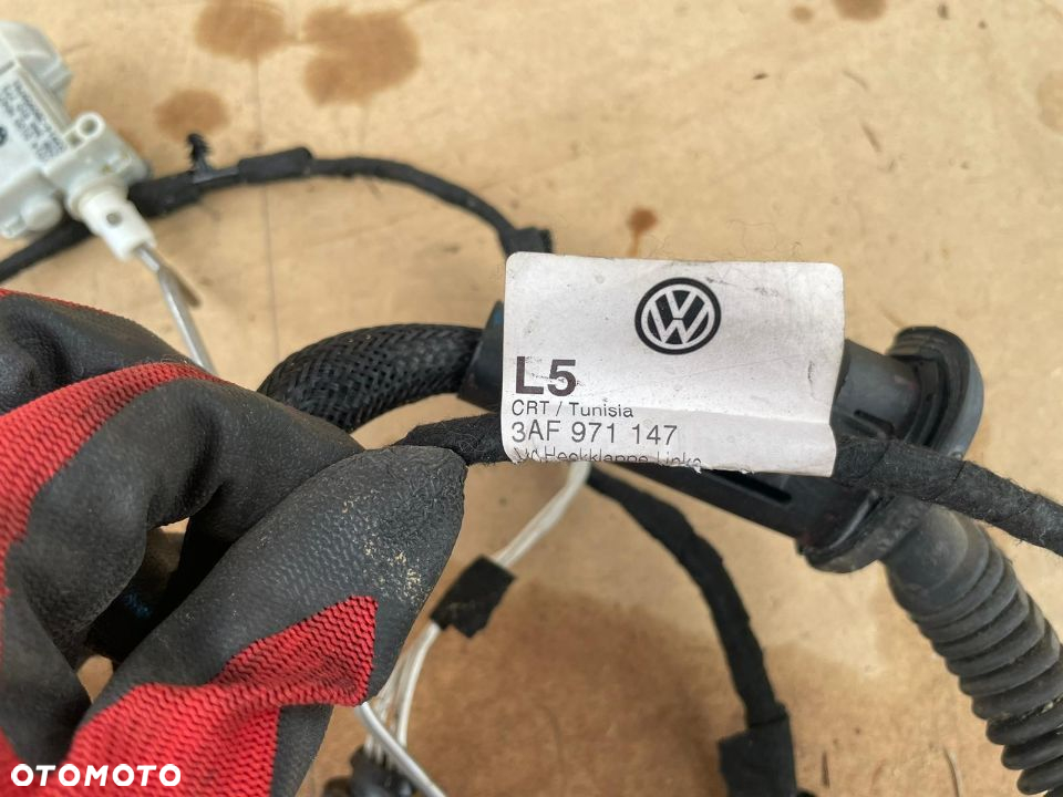 Wiązka klapy elektrycznej VW Volkswagen Passat B7 3AF971147 - 2