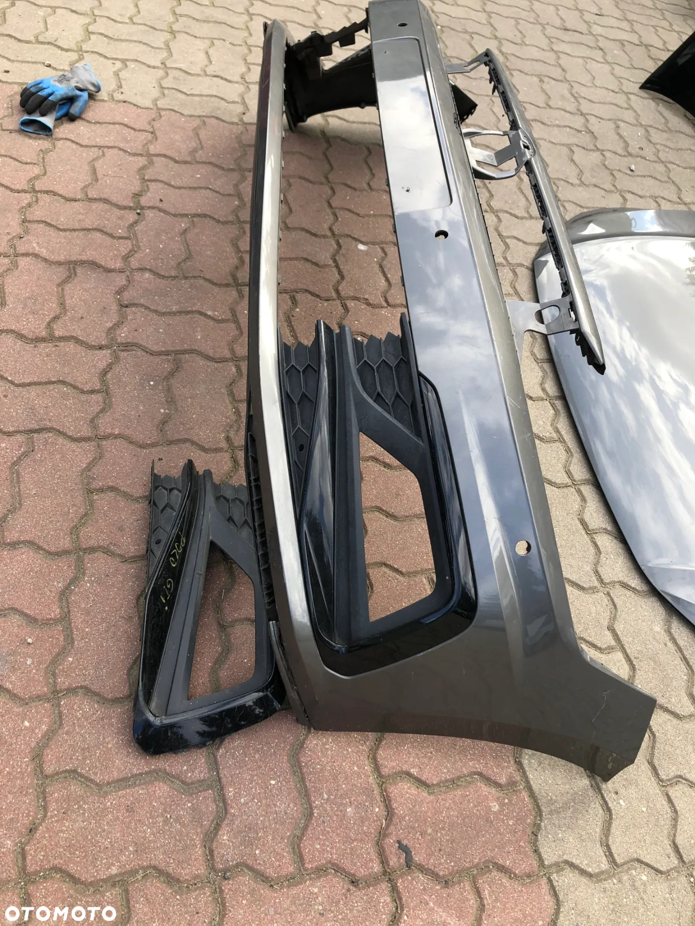 VW POLO 2G0 R- LINE ZDERZAK PRZEDNI HALOGEN GRILL BELKA MASKA - 17