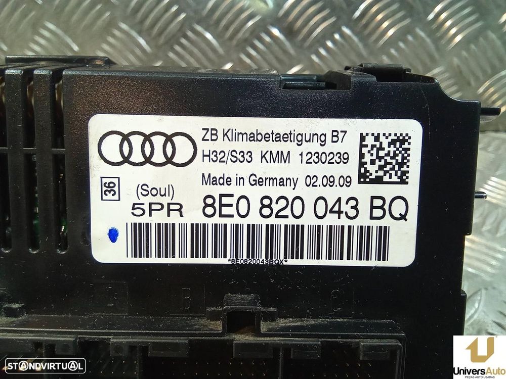 COMANDO CLIMATIZADOR SEAT EXEO ST 2009 -8E0820043BQ - 1