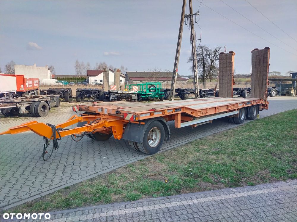Goldhofer Przyczepa niskopodwoziowa 3 OSIE Najazdy Gruba solidna rama - 3