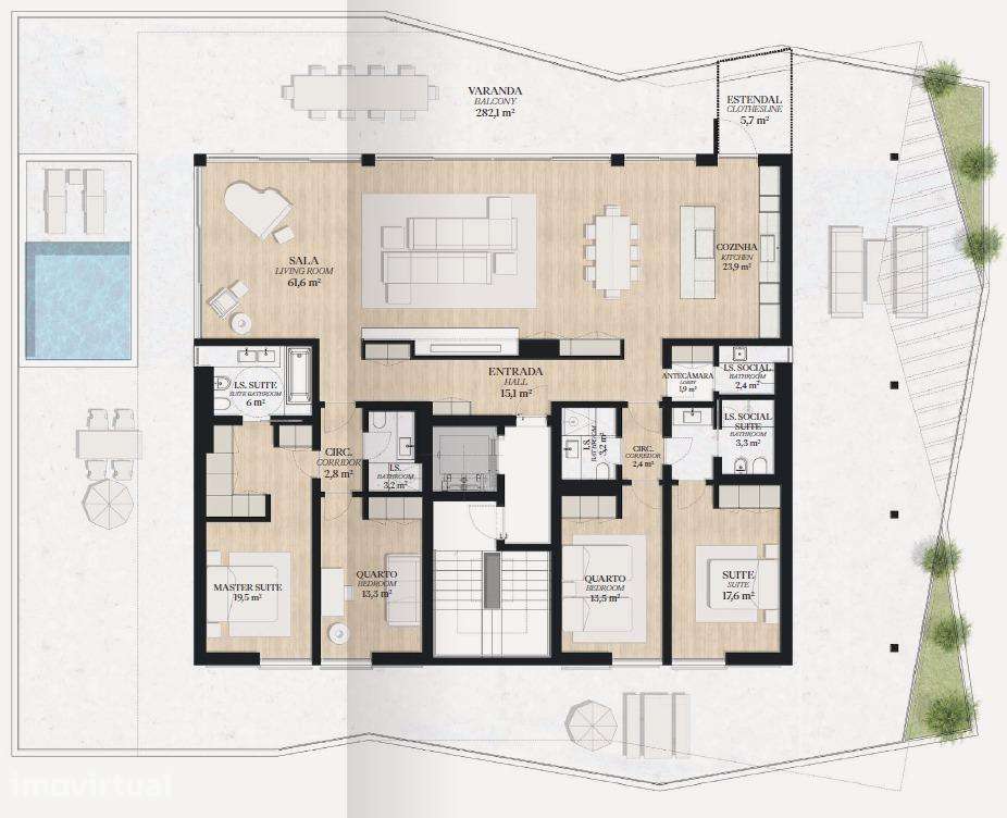 Penthouse T4 com Piscina e Terraço de 318 m2 | Native Orion, Belas - Grande imagem: 3/3