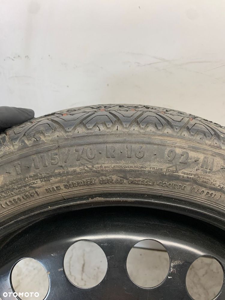 KOŁO DOJAZDOWE 16 115/70 5X110 65,5 - 300.00 PLN - OPEL - 6