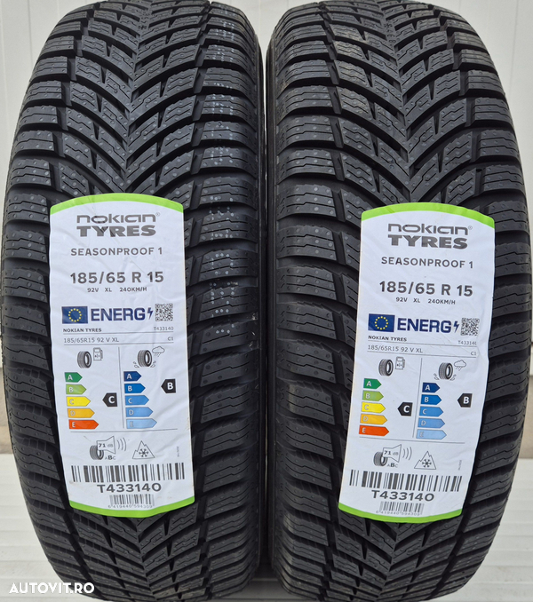 185/65 R15, 92V, NOKIAN SeasonProof 1 XL, Anvelope all season M+S