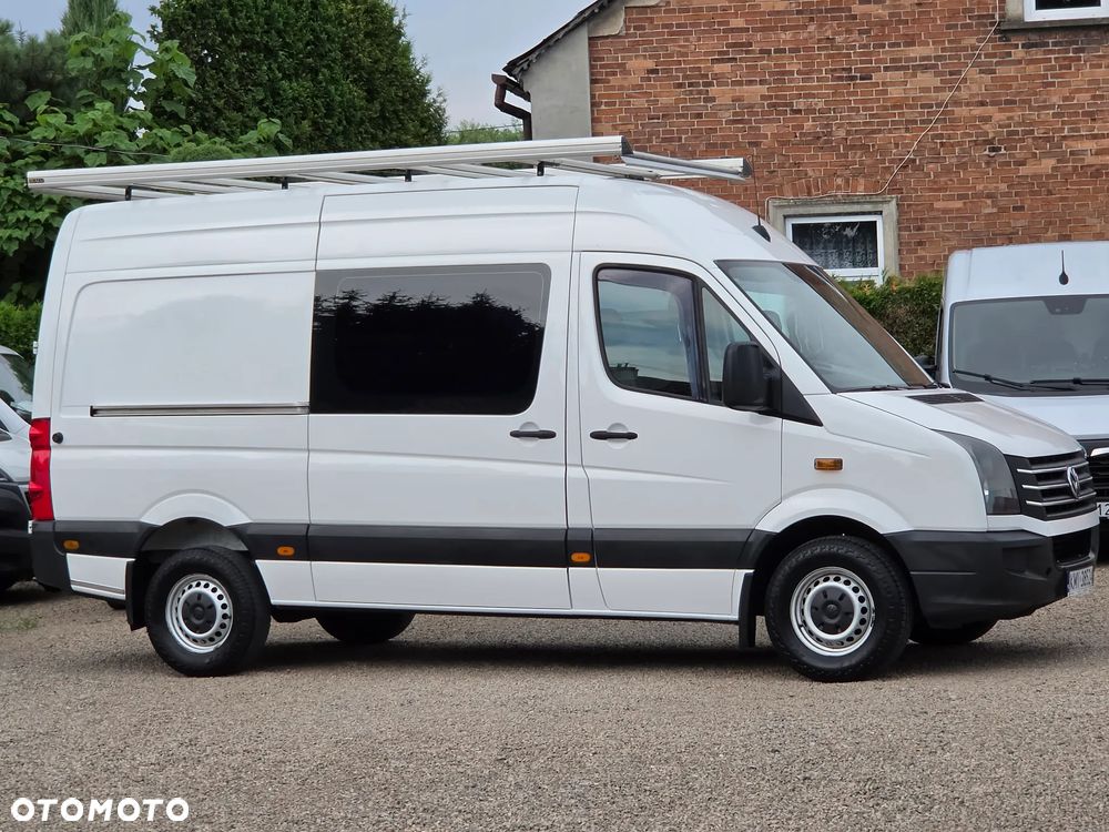 Volkswagen Crafter 5-osobowy Brygadówka + bagażnik dachowy