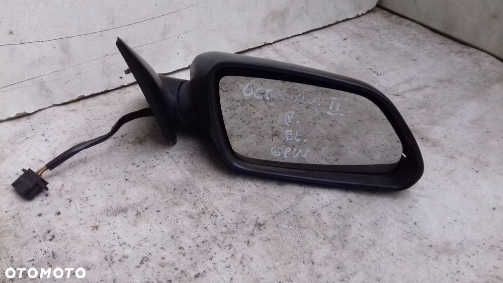 LUSTERKO PRAWE ELEKTRYCZNE 6 PIN SKODA OCTAVIA II 04-08 - 1