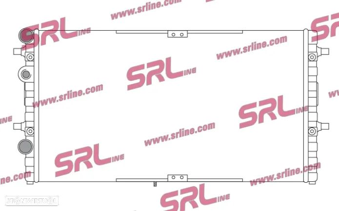 Radiador do motor Seat Ibiza 6K2 1999 a 2002  6K0121253AG 6K0121253BC - 1