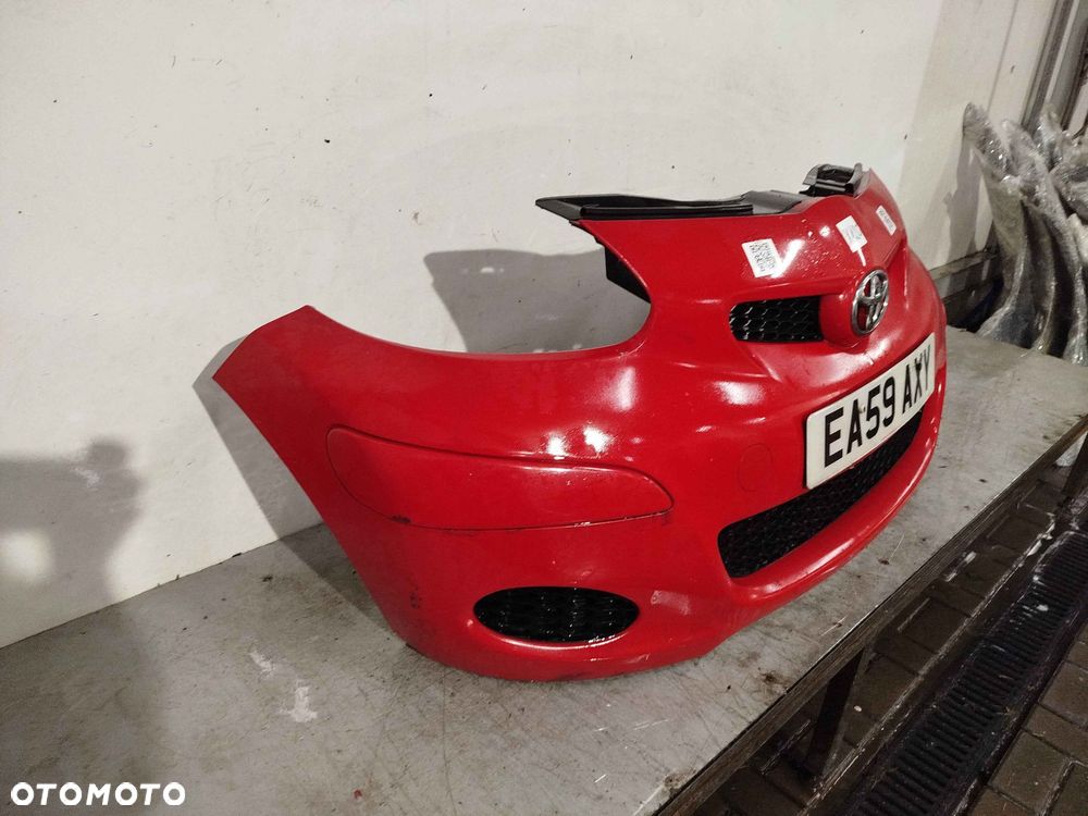 + ZDERZAK PRZÓD PRZEDNI TOYOTA AYGO I 1 LIFT FL 3P0 CZERWONY - 4