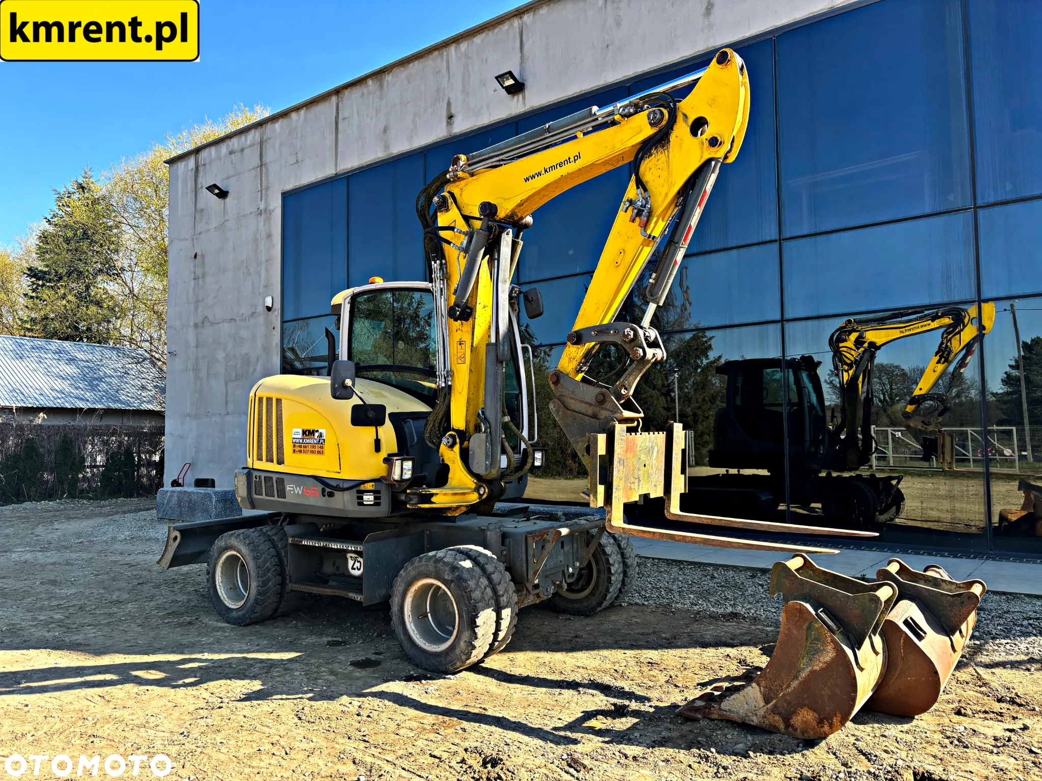 Wacker Neuson EW 65 KOPARKA KOŁOWA 2016R. | KOMATSU PW 98 LIEBHERR A 309 VOLVO EW60 - 5
