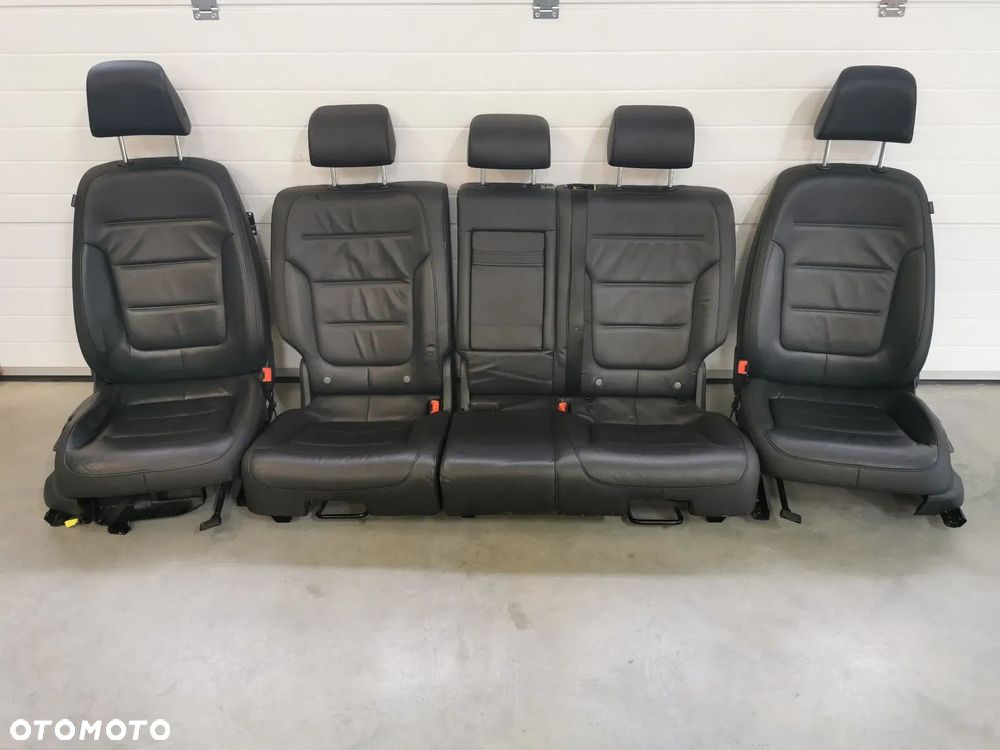 VW TOUAREG 7P 10-18R FOTEL FOTELE KOMPLET KANAPA SKÓRA - 1