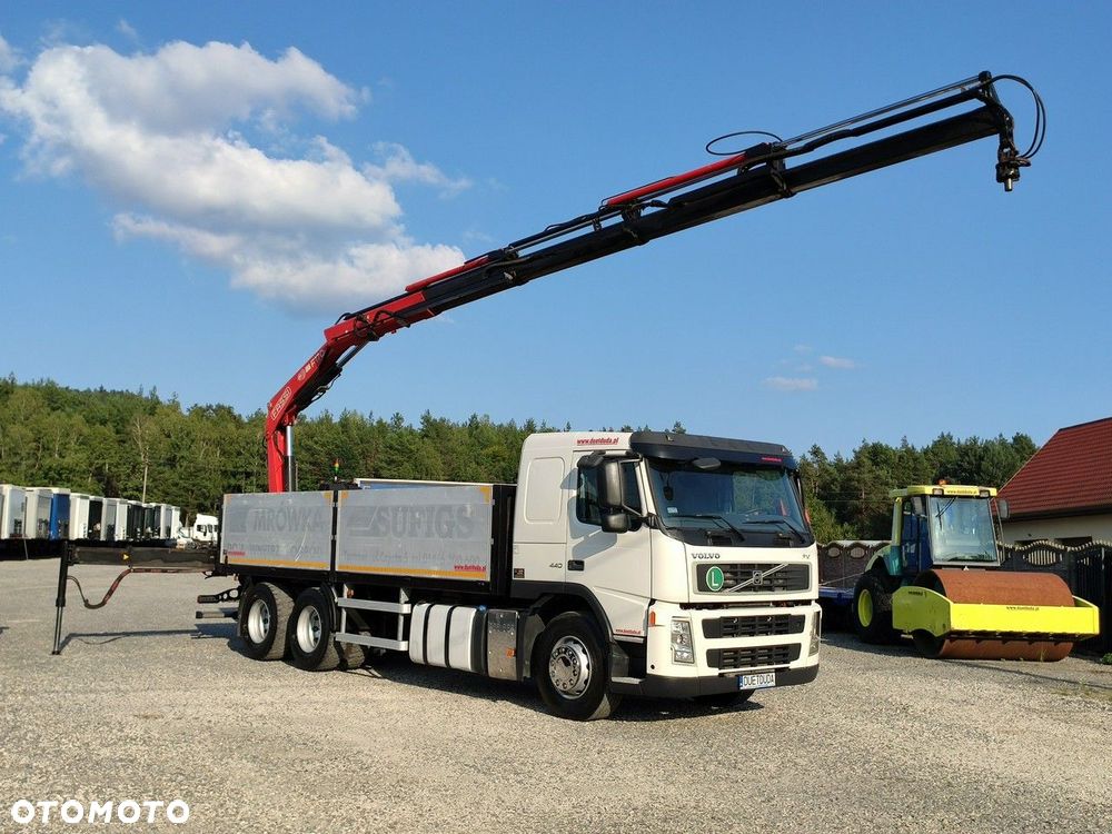 Używany Volvo FM 440 6x4 HDS FASSI F170 Składany w Literę Z 2008 - 185 ...