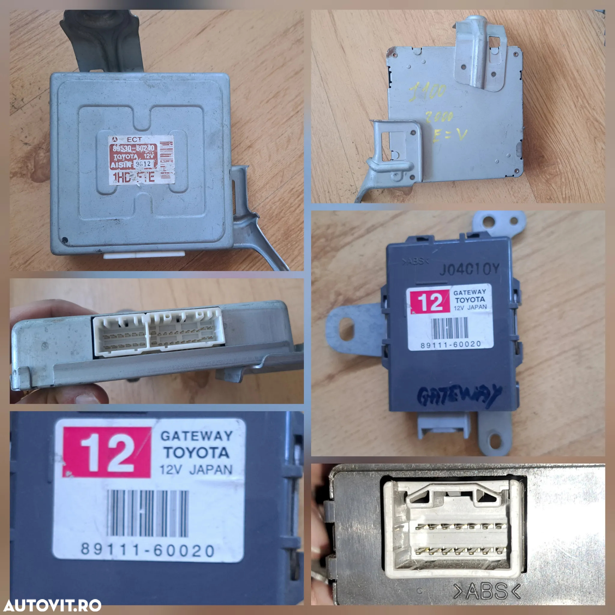 ECU calculator motor modul ABS amplificator audio modul ecu confort Calculator modul gateway calculator clima  modul injectoare Ecu unitate cutie transfer toyota land cruiser avensis corollla rav 4 - 5