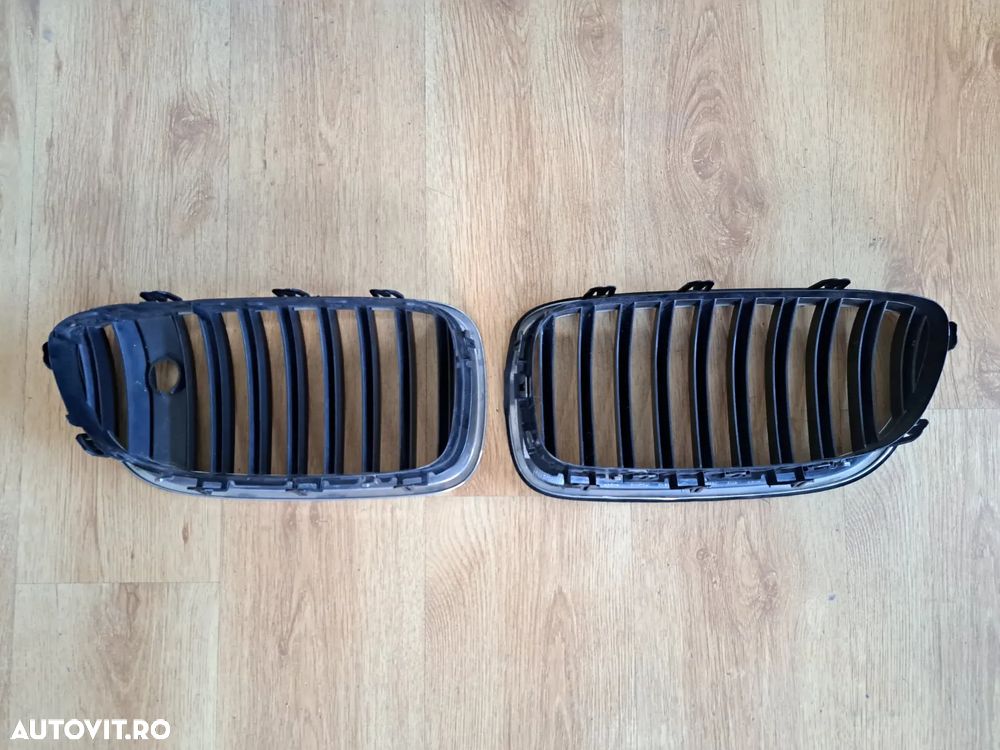 Set Nari grile radiator rinichi pentru modele cu night vision NIVI Bmw Seria 5 Seria 7 F 520d 535ix 523Li 730d 750Li 760 Lis - 6