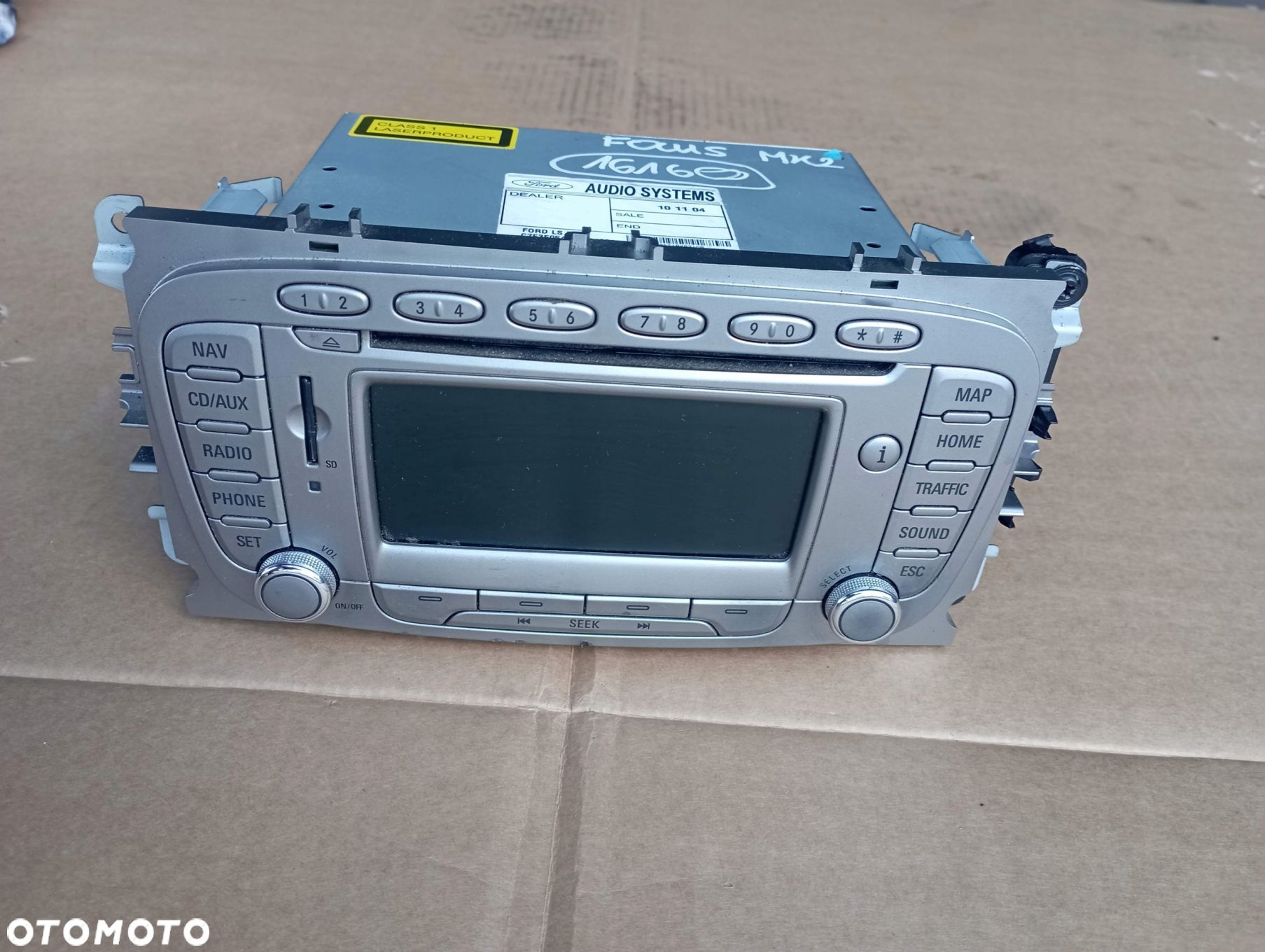 FORD FOCUS MK2 WYŚWIETLACZ EKRAN MONITOR RADIO 9M5T-18K931-DA - 1