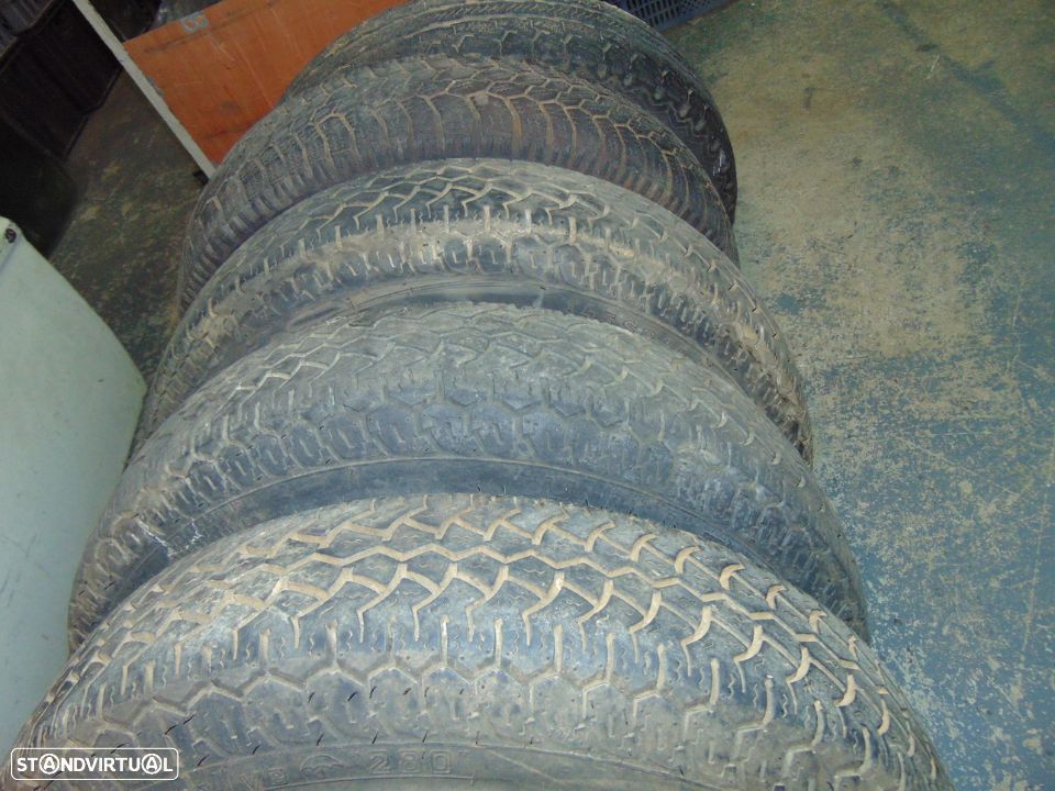 Renault 16 jantes de ferro com pneus - 2