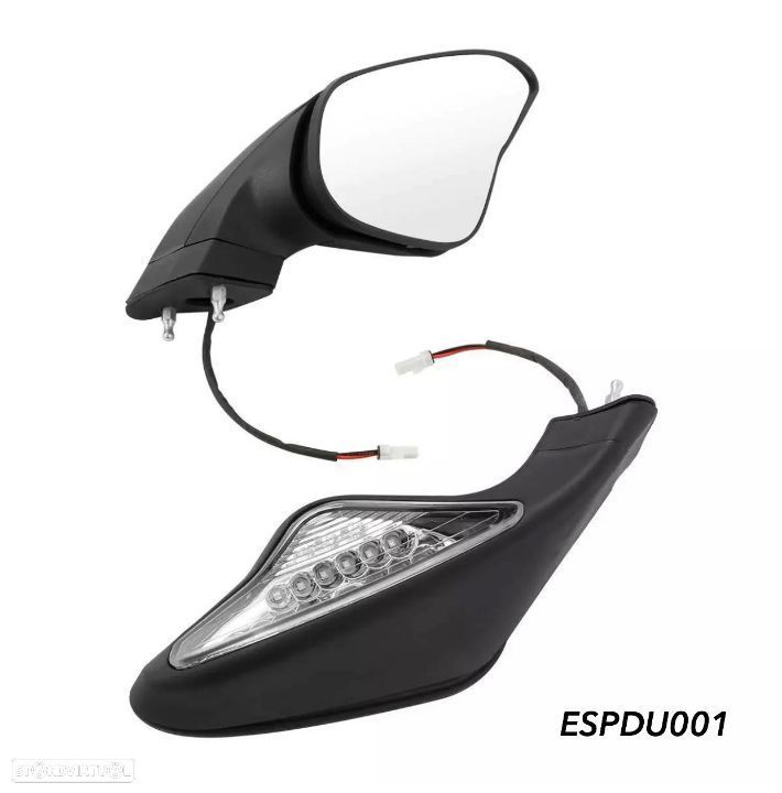 ESPELHOS, retrovisor Ducati - 1198 de 2009 a 2011 / 1098 de 2007 a 2009 / 848 EVO de 2007 a 2013 - 1