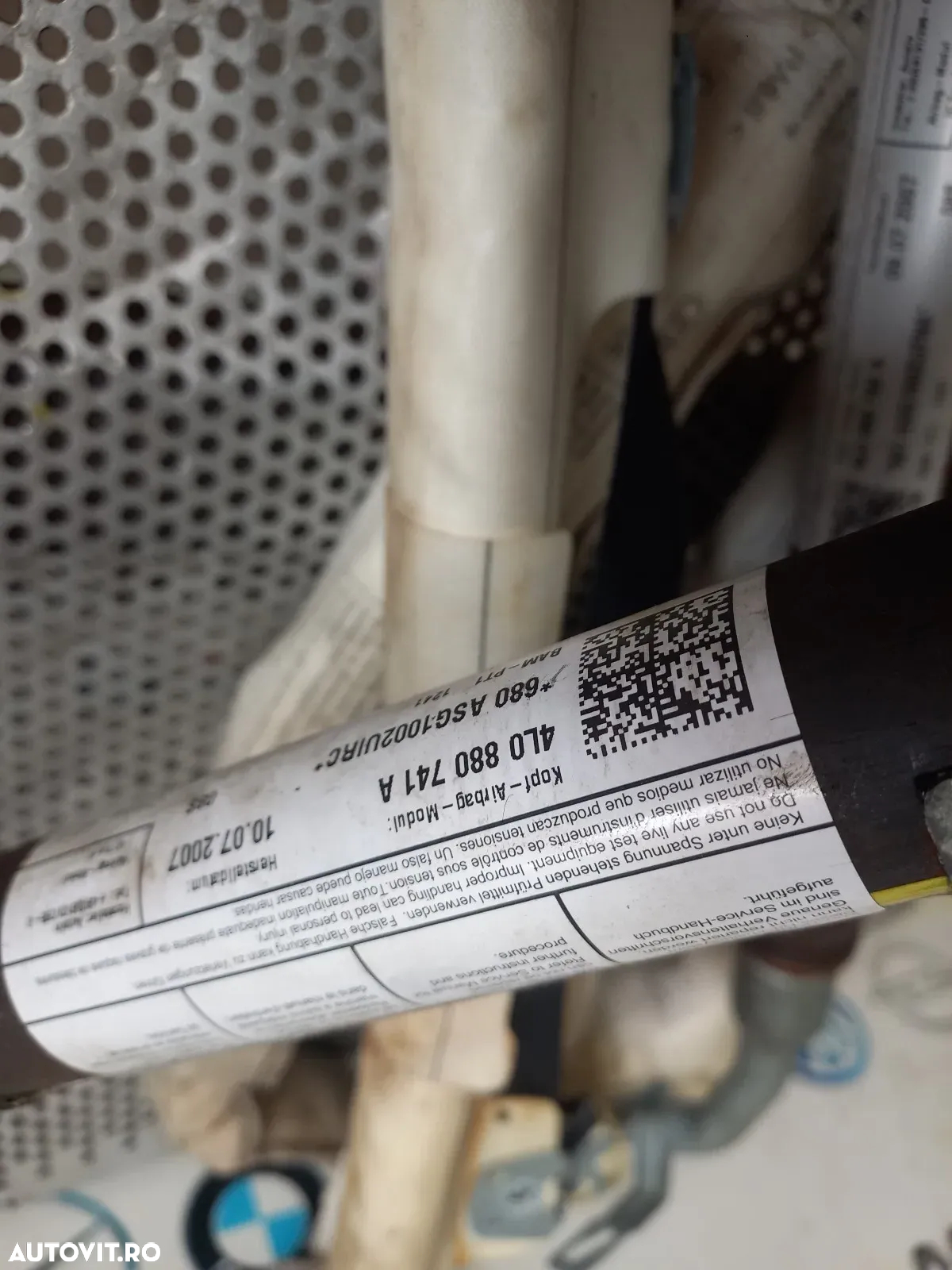 Airbag Cortina Audi Q7 4L An 2006-2007-2008-2009-2010-2011-2012-2013-2014 - Dezmembrari Arad - 7