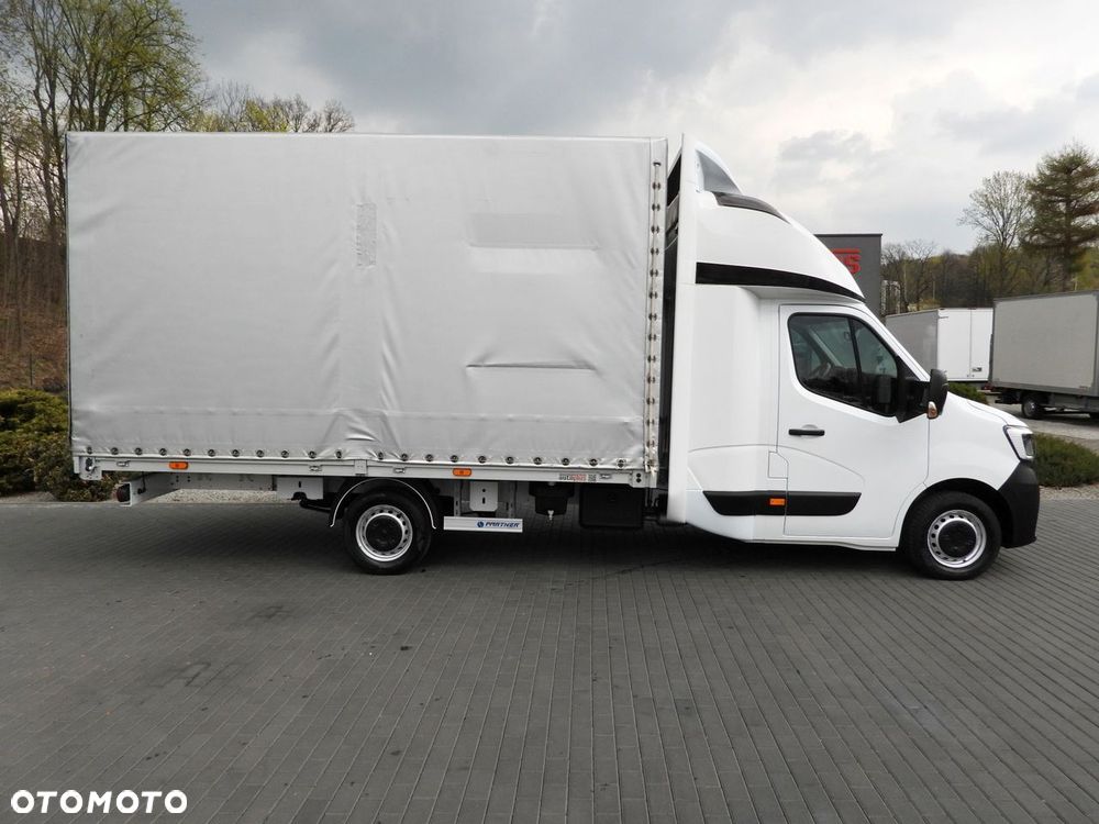 Renault MASTER PLANDEKA 10 PALET WEBASTO TEMPOMAT LEDY PNEUMATYKA KLIMATYZACJA  165KM - 8