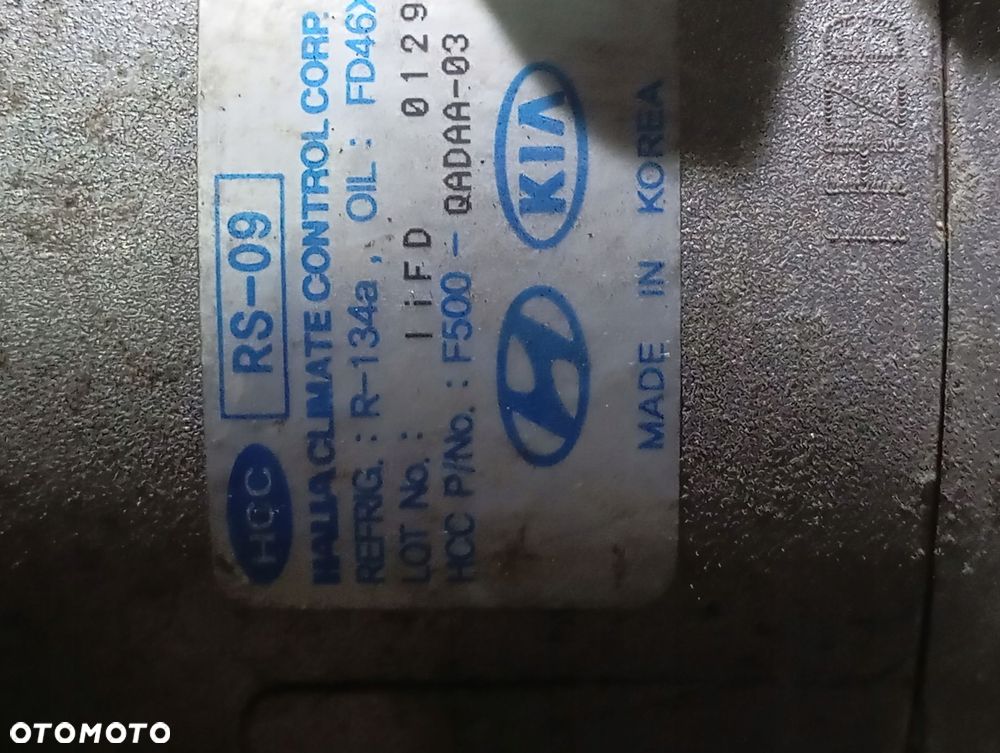 hyundai i10 ii 13- 1,0 1,2 f500-qadaa-03 kompresor klimatyzacji - 3