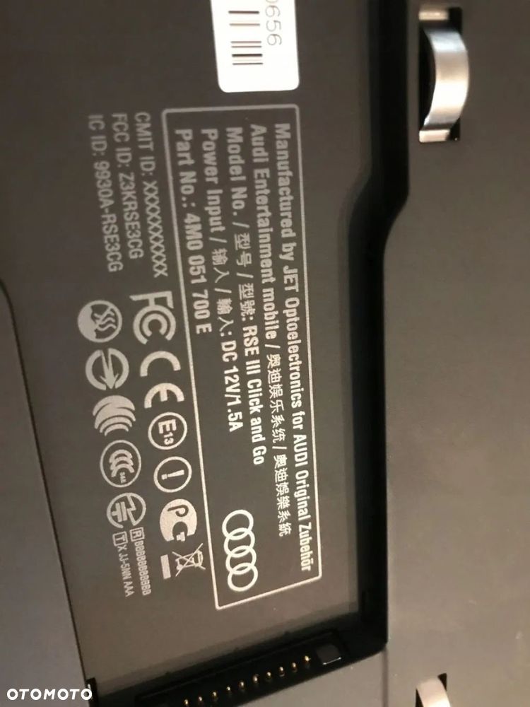 AUDI A4 A6 Q5 Q7 MONITOR TABLET ENTERTAIMENT RSE III KOMPLET - 7