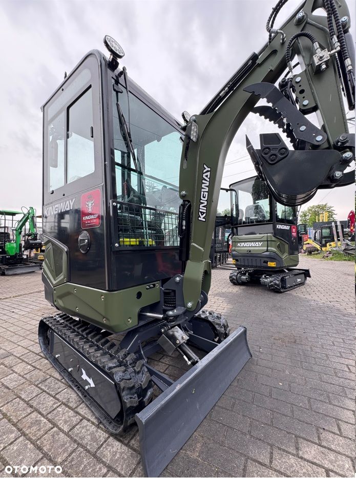 Kingway Koparka 1600kg S16K + Kciuk Hydrauliczny - 5
