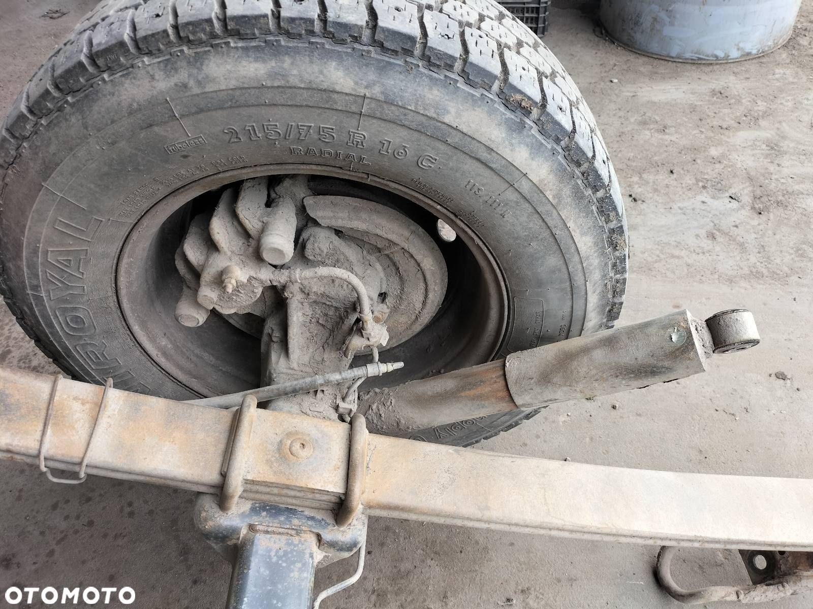 OŚ BELKA ZAWIESZENIA TYŁ RESORY KOŁA NA PRZYCZEPKĘ CITROEN JUMPER I - 5