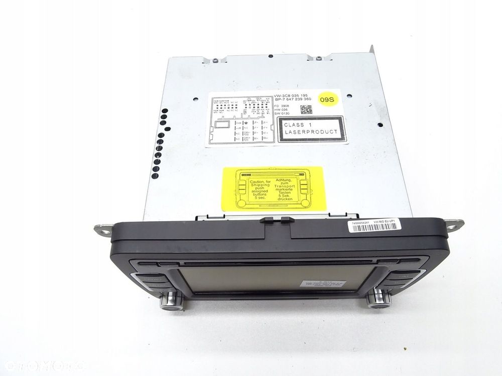 RADIO CD NAVI NAVIGACJA 3C8035195 VW SCIROCCO III TIGUAN 5N GOLF VI - 4