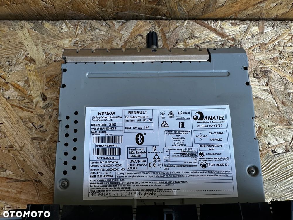 Radio Telefon Renault Clio IV Lift Oryginał - 2