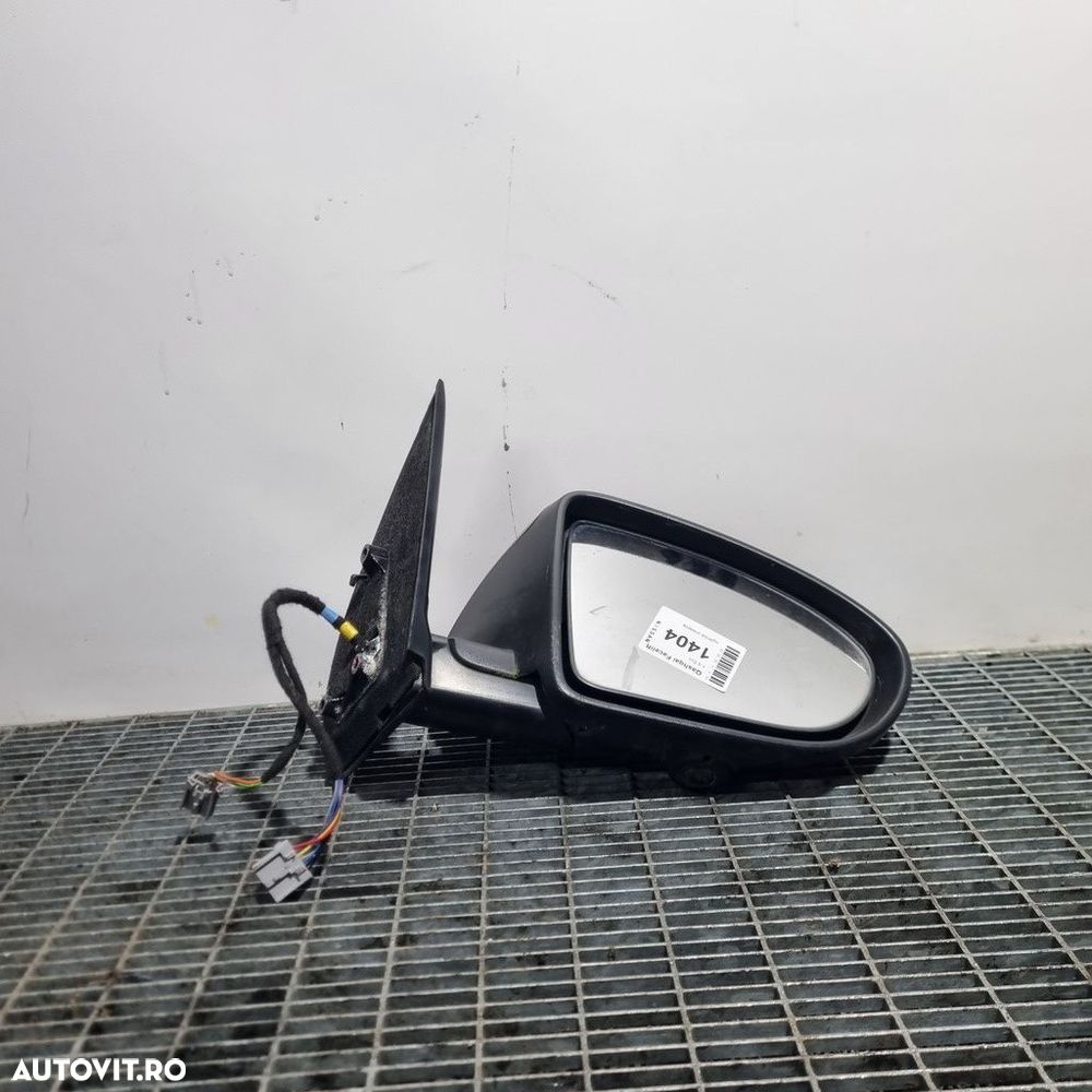 Oglinda dreapta Nissan Qashqai Facelift 2010 - 2013 4 Usi Super White 326 (1404) Cu ... - 3