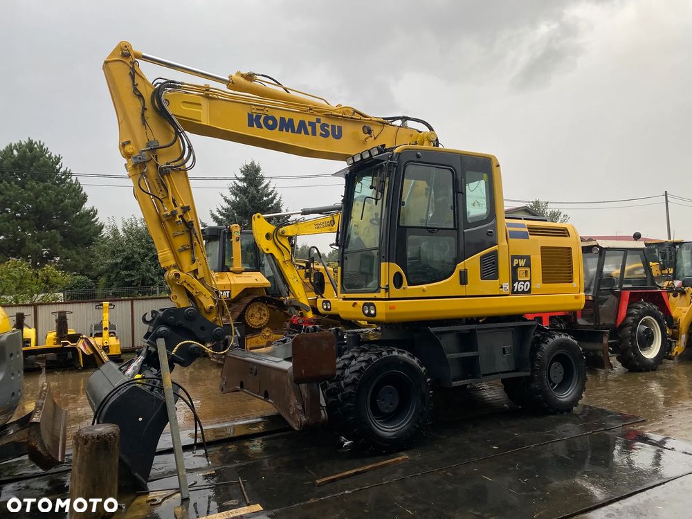 Komatsu PW160-10, 2018 ROK, PODPORY + PŁUG, DŁUŻSZY ZASIĘG,