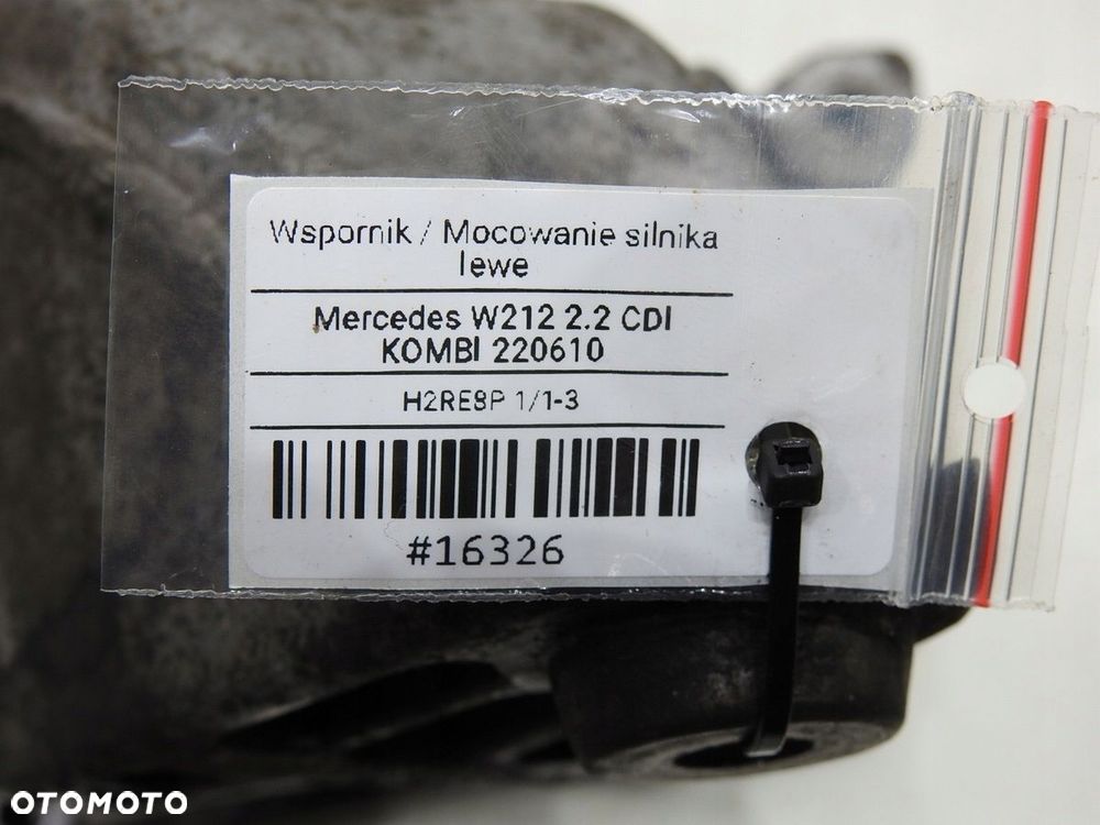 ŁAPA SILNIKA LEWA MERCEDES W212 2.2 CDI - 8