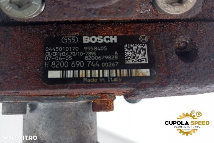 Pompa inalta presiune 2.0DCI M9R H8200690744 0445010170 Opel Vivaro A - 2