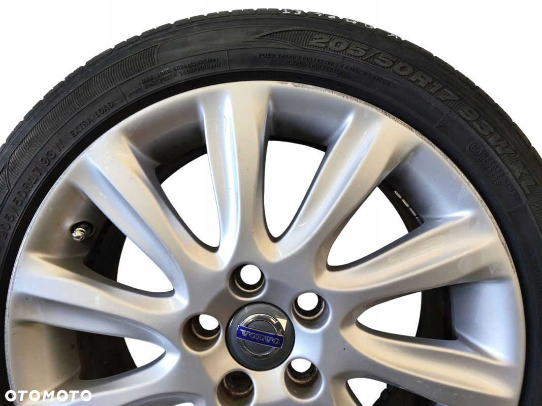 4X FELGI Z OPONAMI LATO VOLVO S60 II 17'' 7J ET50 5X108 31317286 205/50/17 - 3