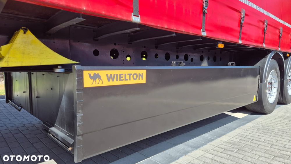 Wielton NACZEPA///WIELTON///2022///CERTYFIKAT XL///KOSZ PALETOWY///OŚ PODNOSZONA///DACH PODNOSZONY///STAN BARDZO DOBRY - 12