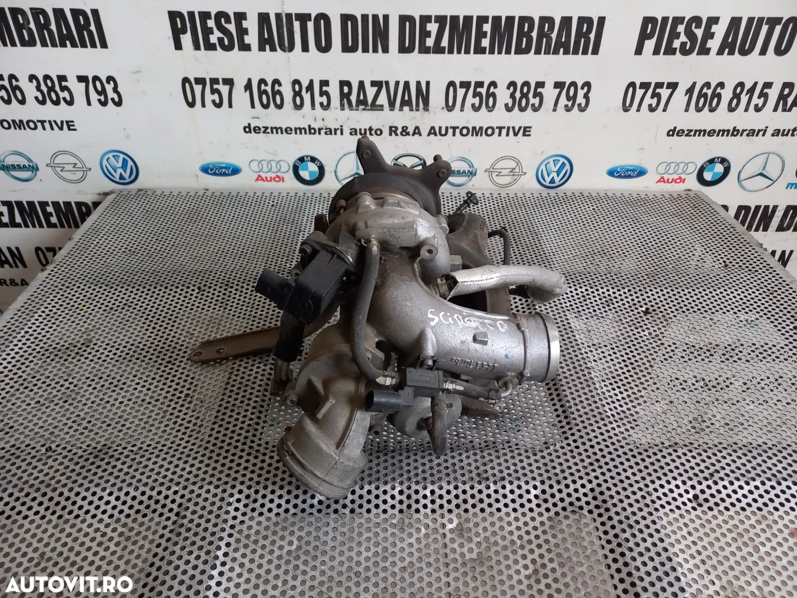 Turbo Turbina Vw Scirocco Tiguan Passat CC Golf Seat Skoda Audi 2.0 TSI Cod 06JKJH5  - Dezmembrari - 2