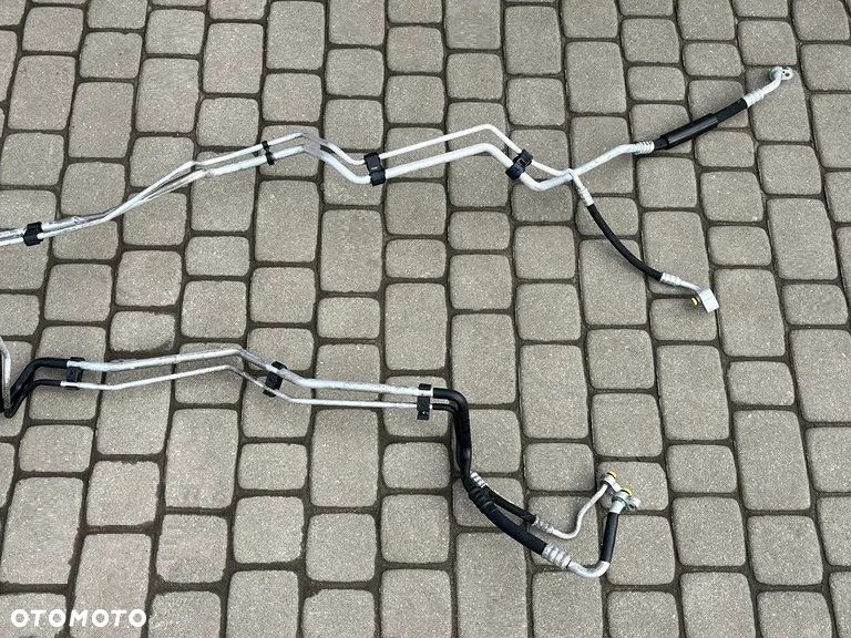 PRZEWODY PRZEWÓD WĘŻE WĄŻ KLIMATYZACJI TYŁ TYLNY VW T5 LONG CARAVELLE MULTIVAN TRANSPORTER 7H3820727C 7H1820725D - 2